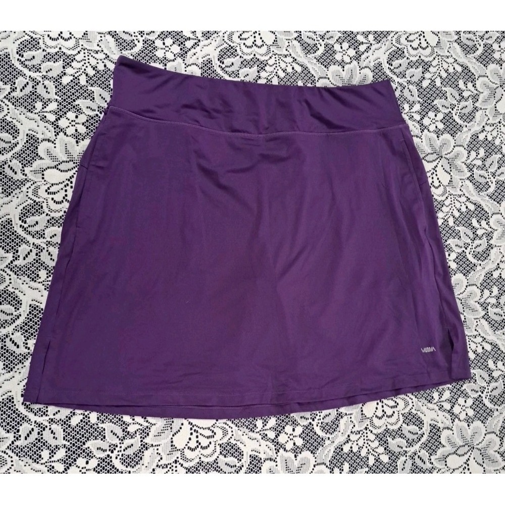 Viodia Skort Size 3X Purple Stretch Pockets Golf Tennis Pickleball Athletic‎ NWT